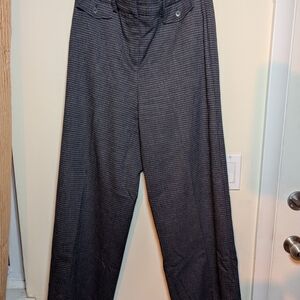 LOFT High Waist Gray Dress Pants